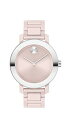 腕時計 モバード レディース Movado Bold Evolution Women s Swiss Qtz Stainless Steel and Ceramic Bracelet Casual Watch Color: Blush Model: 3600709 腕時計 モバード レディース