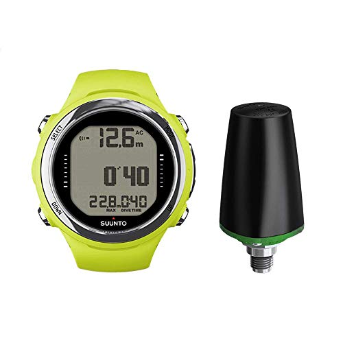 腕時計 スント アウトドア メンズ アウトドアウォッチ特集 Suunto D4i Novo Dive Computer (Lime w/Steel Bezel & Transmitter)腕時計 スント アウトドア メンズ アウトドアウォッチ特集