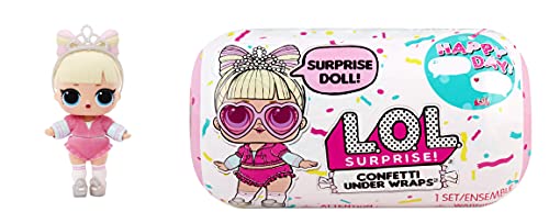 エルオーエルサプライズ 人形 ドール L.O.L. Surprise! Confetti Reveal with 15 Surprises Including Collectible Doll with Confetti Pop Fashion Outfits, Accessories - Doll Toy, Ages 4 5 6 7+ Years Old, Multicolor, 576440エルオーエルサプライズ 人形 ドール