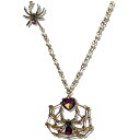 ベッツィ・ジョンソン ネックレス Betsey Johnson アメリカ 日本未発売 Betsey Johnson Spider Web Pendant Long Necklaceベッツィ・ジョンソン ネックレス Betsey Johnson アメリカ 日本未発売