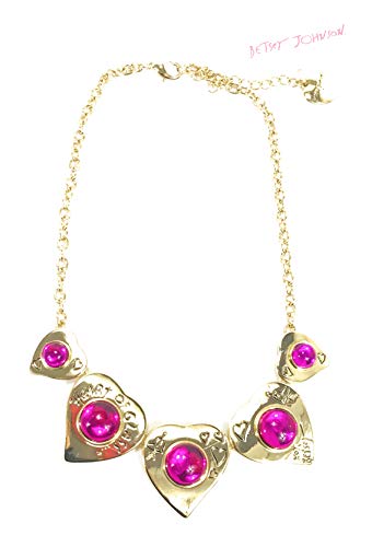 ベッツィ・ジョンソン ネックレス Betsey Johnson アメリカ 日本未発売 Betsey Johnson Breaking Hearts Gold Pink Necklaceベッツィ・ジョンソン ネックレス Betsey Johnson アメリカ 日本未発売