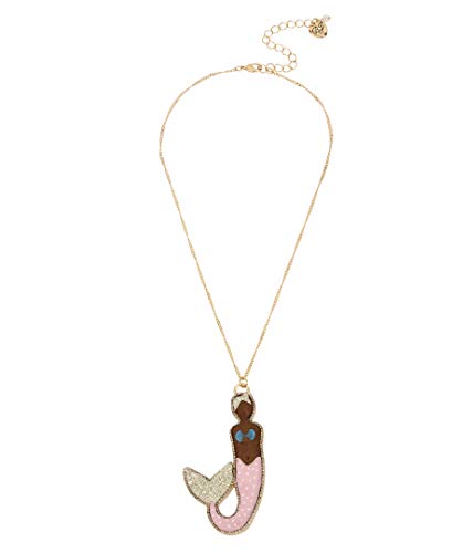 ベッツィ・ジョンソン ネックレス Betsey Johnson アメリカ 日本未発売 Betsey Johnson Wood Mermaid Pendant Necklaceベッツィ・ジョンソン ネックレス Betsey Johnson アメリカ 日本未発売