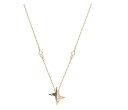 スワロフスキー ネックレス クリスタル SWAROVSKI 海外モデル Swarovski Halve Pendant, Black, Rose Gold Plating 5347218スワロフスキー ネックレス クリスタル SWAROVSKI 海外モデル
