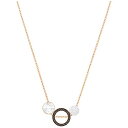 スワロフスキー ネックレス クリスタル SWAROVSKI 海外モデル SWAROVSKI Hote Versatile Pendant, Black, Rose Gold Platingスワロフスキー ネックレス クリスタル SWAROVSKI 海外モデル