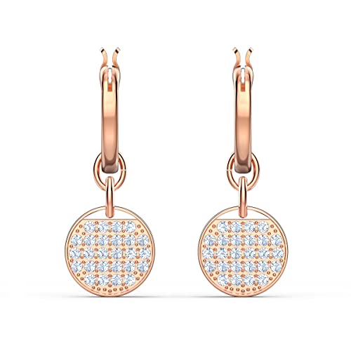 スワロフスキー ネックレス クリスタル SWAROVSKI 海外モデル Swarovski Ginger Hoop Earrings, Rose G..