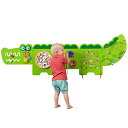 知育玩具 ラーニングアドバンテージ パズル ブロック SPARK & WOW Crocodile Activity Wall Panels - Ages 18m+ - Montessori Sensory Toy - 8 Activities - Busy Board - Toddler Room Decor知育玩具 ラーニングアドバンテージ パズル ブロック