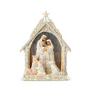エネスコ Enesco 置物 インテリア 海外モデル アメリカ Enesco Jim Shore Woodland Lighted Nativity Figur...