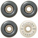 ウィール タイヤ スケボー スケートボード 海外モデル Spitfire Skateboard Wheels F4 Classics 99A Silver/Wh...
