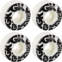 ウィール タイヤ スケボー スケートボード 海外モデル DGK Skateboards Street Formula Black/White Skateboar...