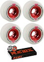 ウィール タイヤ スケボー スケートボード 海外モデル Ricta 56mm Wheels Chrome Clouds White/Red Skateboard...