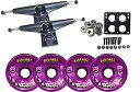 ウィール タイヤ スケボー スケートボード 海外モデル TGM Skateboards Longboard Trucks/Wheels/Bearings Bla...