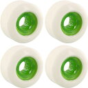 ウィール タイヤ スケボー スケートボード 海外モデル Powerflex Skateboards Rock Candy White/Clear Green S...