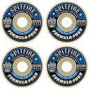 ウィール タイヤ スケボー スケートボード 海外モデル Spitfire Formula 4 99a Conical 53mm White W/Blue Ska...