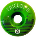 ウィール タイヤ スケボー スケートボード 海外モデル Darkroom Triclops Goblin 92A Skateboard Wheels Sz 56...