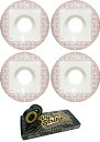 ウィール タイヤ スケボー スケートボード 海外モデル Chocolate Skateboards 55mm Bandana Conical White Ska...