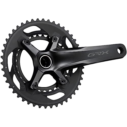  ѡ ž ݡͥ  Shimano GRX FC-RX600-10 Crankset - 172.5mm, 10-Speed, 46/30t, 110/80 BCD, Hollowtech II Spindle Interface, Black ѡ ž ݡͥ 