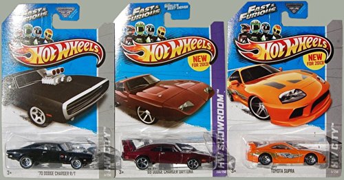 ホットウィール マテル ミニカー ホットウイール 2013 Hot Wheels Fast & Furious Set of 3 - '70 Dodge Charger R/T, Toyota Supra, '69 Dodge Charger Daytona by Hot Wheelsホットウィール マテル ミニカー ホットウイール