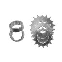 スプロケット フリーホイール ギア パーツ 自転車 320070 M-Wave Single Speed Cog Setスプロケット フリーホイール ギア パー...