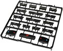 自動車パーツ 海外社外品 修理部品 Dorman 76833 HVAC Control Button Kit for Select Saab Models, Black自動車パーツ 海外社外品 修理部品