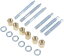 自動車パーツ 海外社外品 修理部品 Dorman 03147 Front Exhaust Stud Kit 3/8-16 x 2-1/2 In. and 3/8-..