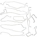 自動車パーツ 海外社外品 修理部品 Stainless Steel Brake Line Kit自動車パーツ 海外社外品 修理部品