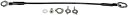 自動車パーツ 海外社外品 修理部品 Dorman 38546 Tailgate Cable - 17 -3/4 In. Compatible with Sele...