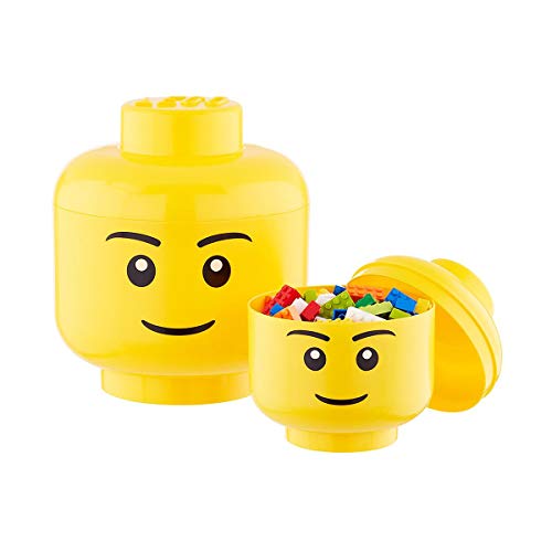 レゴ LEGO Storage Head (Large) -Boy, Yellowレゴ