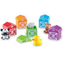 知育玩具 パズル ブロック ラーニングリソース Learning Resources Peekaboo Learning Farm - 10 Pieces, Ages 18+ months Toddler Learning Toys, Counting and Sorting Toys, Farm Animals Toys,Stocking Stuffers知育玩具 パズル ブロック ラーニングリソース