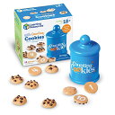 知育玩具 パズル ブロック ラーニングリソース Learning Resources Smart Counting Cookies - 13 Pieces, Ages 18+ Months Toddler Counting & Sorting Skills, Toddler Math Learning Toys, Play Food for Toddlers, Choc知育玩具 パズル ブロック ラーニングリソース