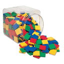 知育玩具 パズル ブロック ラーニングリソース Learning Resources Square Color Tiles, Counting, Sorting Toy, Set of 400 in 6 Colo..