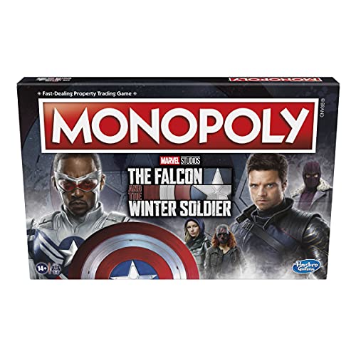 ボードゲーム 英語 アメリカ 海外ゲーム Monopoly: Marvel Studios' The Falcon and The Winter Soldier Edition Board Game for Marvel Fans, Game for 2-6 Players for Ages 14 and Upボードゲーム 英語 アメリカ 海外ゲーム