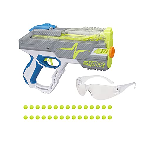 ʡ ꥫ ľ͢ եȥ ե NERF Hyper Rush-40 Pump-Action Blaster, 30 Hyper Rounds, Eyewear, Up to 110 FPS Velocity, Easy Reload, Holds Up to 40 Roundsʡ ꥫ ľ͢ եȥ ե