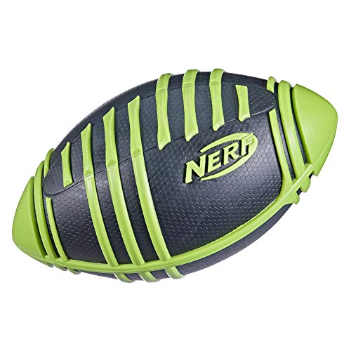 ʡ ꥫ ľ͢ եȥ ե NERF Weather Blitz Kids Foam Football - Youth Weatherproof Soft Foam Ball - Indoor + Outdoor Football for Kids - Small Junior NERF Foam Football - 9