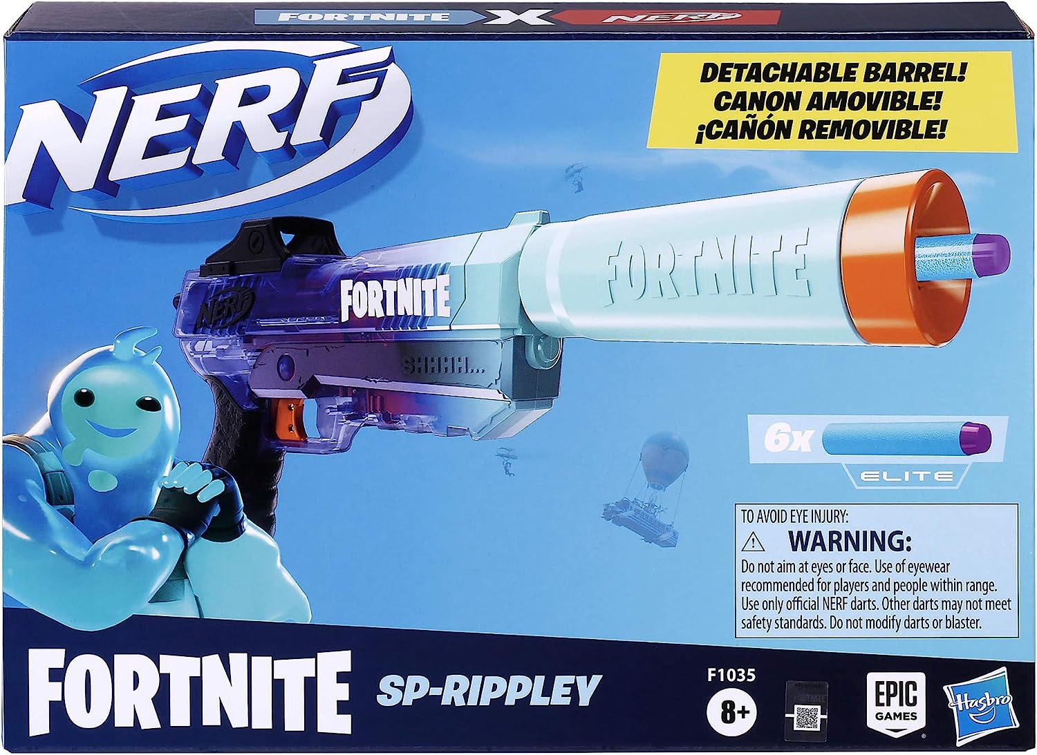 ナーフ FORTNITE アメリカ 直輸入 ダーツ 【送料無料】Nerf F1035 Nerf Fortnite Sp-Rippley Elite Dart Blaster,ナーフ FORTNITE アメリカ 直輸入 ダーツ