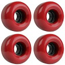 ウィール タイヤ スケボー スケートボード 海外モデル TGM Skateboards Longboard Cruiser Wheels Set 62mm x 38mm 83A 220C Redウィール タイヤ スケボー スケートボード 海外モデル