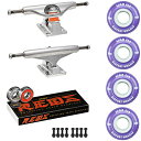 ウィール タイヤ スケボー スケートボード 海外モデル Skateboard Package Independent 139 Trucks 53mm 83A P...