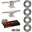 ウィール タイヤ スケボー スケートボード 海外モデル Skateboard Package Independent 139 Trucks 55mm 83A Black Cruiser Wheels Bones Redsウィール タイヤ スケボー スケートボード 海外モデル