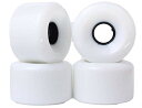 ウィール タイヤ スケボー スケートボード 海外モデル 65mm 78a Gel Soft Longboard Wheels (Blank White)ウィール...