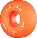 ウィール タイヤ スケボー スケートボード 海外モデル Mini Logo C-Cut '2' 101A Skateboard Wheels, 52mm, Or...