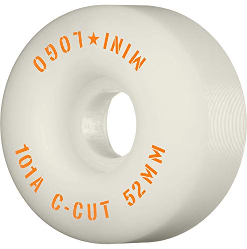 ウィール タイヤ スケボー スケートボード 海外モデル Mini Logo C-Cut '2' 101A Skateboard Wheels, 52mm, Whiteウィール タイヤ スケボー スケートボード 海外モデル 1