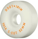 ウィール タイヤ スケボー スケートボード 海外モデル Mini Logo C-Cut '2' 101A Skateboard Wheels, 52mm, Whiteウィール タイヤ スケボー スケートボード 海外モデル