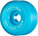 ウィール タイヤ スケボー スケートボード 海外モデル Mini Logo Skateboard Wheels A-Cut '2' 52mm 101A Blue...