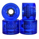 ウィール タイヤ スケボー スケートボード 海外モデル Cal 7 60mm 83A Cruiser and Longboard Wheels (Clear B...