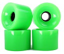 ウィール タイヤ スケボー スケートボード 海外モデル Super Blanks 70mm 78a Gel Soft Longboard Wheels (Neon Green)ウィール タイヤ スケボー スケートボード 海外モデル