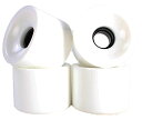 ウィール タイヤ スケボー スケートボード 海外モデル Super Blanks 70mm 78a Gel Soft Longboard Wheels (White)ウィール タイヤ スケボー スケートボード 海外モデル