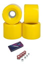 ウィール タイヤ スケボー スケートボード 海外モデル Cal 7 70mm Longboard Skateboard Wheels + ABEC 7 Bear...