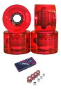 ウィール タイヤ スケボー スケートボード 海外モデル Cal 7 70mm Longboard Skateboard Wheels + ABEC 7 Bear...
