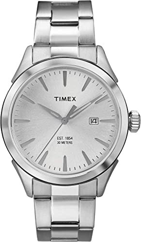 腕時計 タイメックス レディース Timex 40 mm Chesapeake Bracelet Watch Silver-Tone One Size腕時計 タイメックス レディース