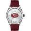 ӻ å ǥ Timex Women's NFL Athena 40mm Watch ? San Francisco 49ers with Crimson Silicone Strapӻ å ǥ