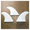 サーフィン フィン マリンスポーツ Surfboard Tail Thruster 3Pcs/Set Fins Thruster White Medium Fi...